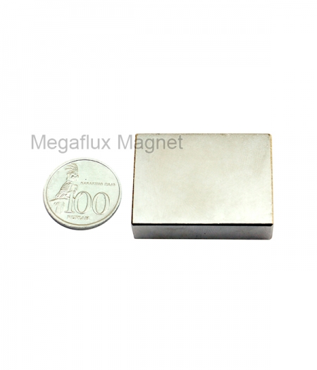 kotak 40 mm x 30 mm x 10 mm, Neodymium Magnet
