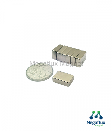 GE - kotak 15 mm x 10 mm x 5 mm, Neodymium Magnet. Ekonomis