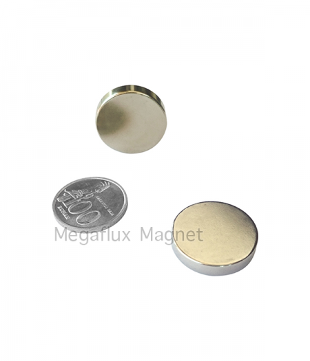 GE - Lingkaran 24 mm x 5 mm. Magnet Neodymium. Ekonomis