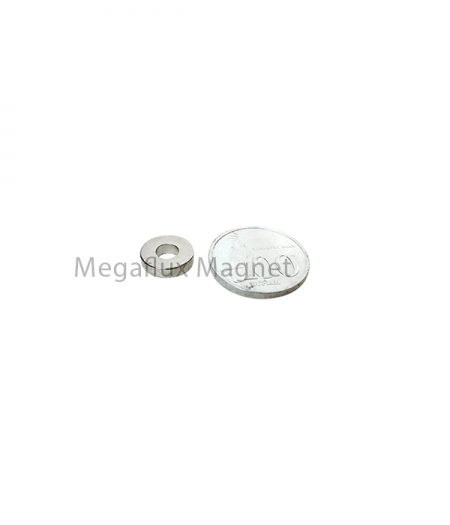 Ring OD 12 mm, ID 5 mm, H 3 mm , Neodymium Magnet, super kuat