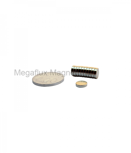 Lingkaran 8 mm x 2 mm, Neodymium Magnet