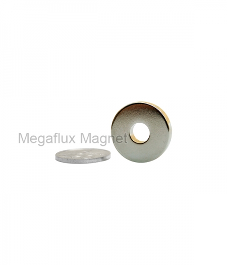 Ring OD 24 mm, ID 8 mm, H 5 mm, Neodymium Magnet