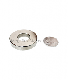Ring OD 41 mm, ID 18 mm, H 8 mm , Neodymium Magnet, super kuat