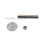 Ring OD 8 mm, ID 2 mm, H 5 mm, Neodymium Magnet